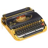 Princess 300 Gold-Plated Portable Typewriter, c. 1960