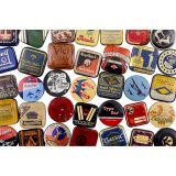 Approx. 260 Typewriter Ribbon Tins