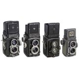 4 Rollei TLR Cameras