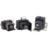 3 High-Speed 4.5 x 6 cm Plate Cameras