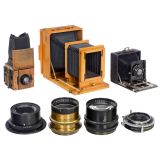 Ernemann Heag, Tudor Reflex, Enlarger Camera and 4 Lenses