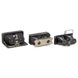 3 Stereo Cameras by Hüttig, Krügener, and Nettel