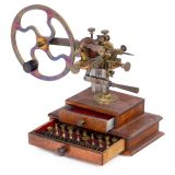 Clockmaker's Wheel-Cutting Machine with Accessories, c. 1900