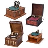 4 Table Gramophones