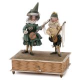 Manivelle Automaton with Pair of Musicians, c. 1900