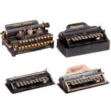 4 Small Mechanical Typewriters