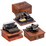 3 German Typewriters