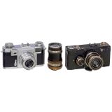 Contax I, Contax IIa, and Sonnar