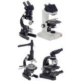 4 Ernst Leitz Microscopes
