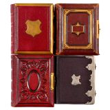 4 Small Decorative Carte-de-Visite Albums, c. 1870–80