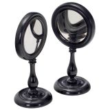 Pair of Table Mirrors from an Optical Cabinet, late 19th Century