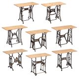 8 Tables with Sewing Machine Stands
